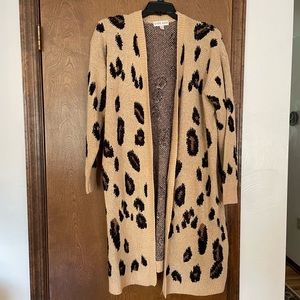 Knox Rose Leopard Cardigan XXL
